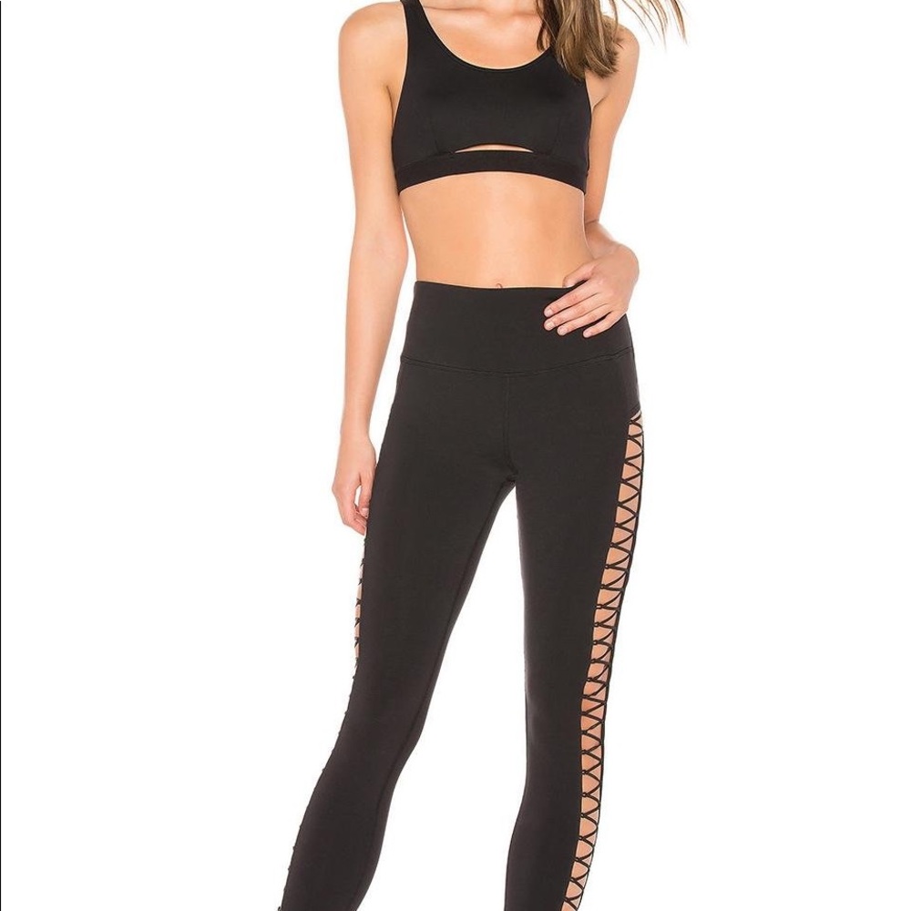 Alo Highline lace up leggings. Never Been Worn
